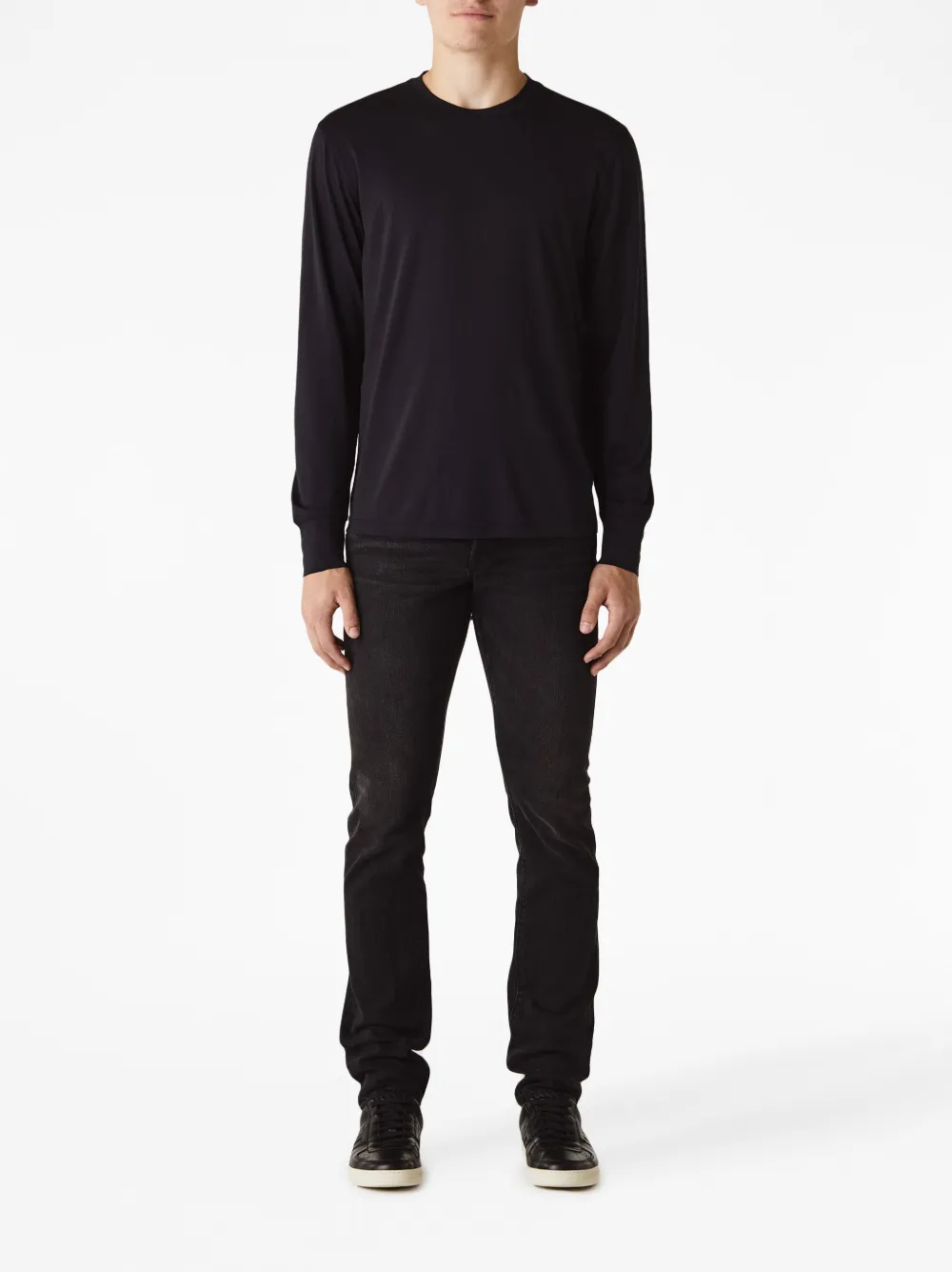 TOM FORD long-sleeve T-shirt - Zwart