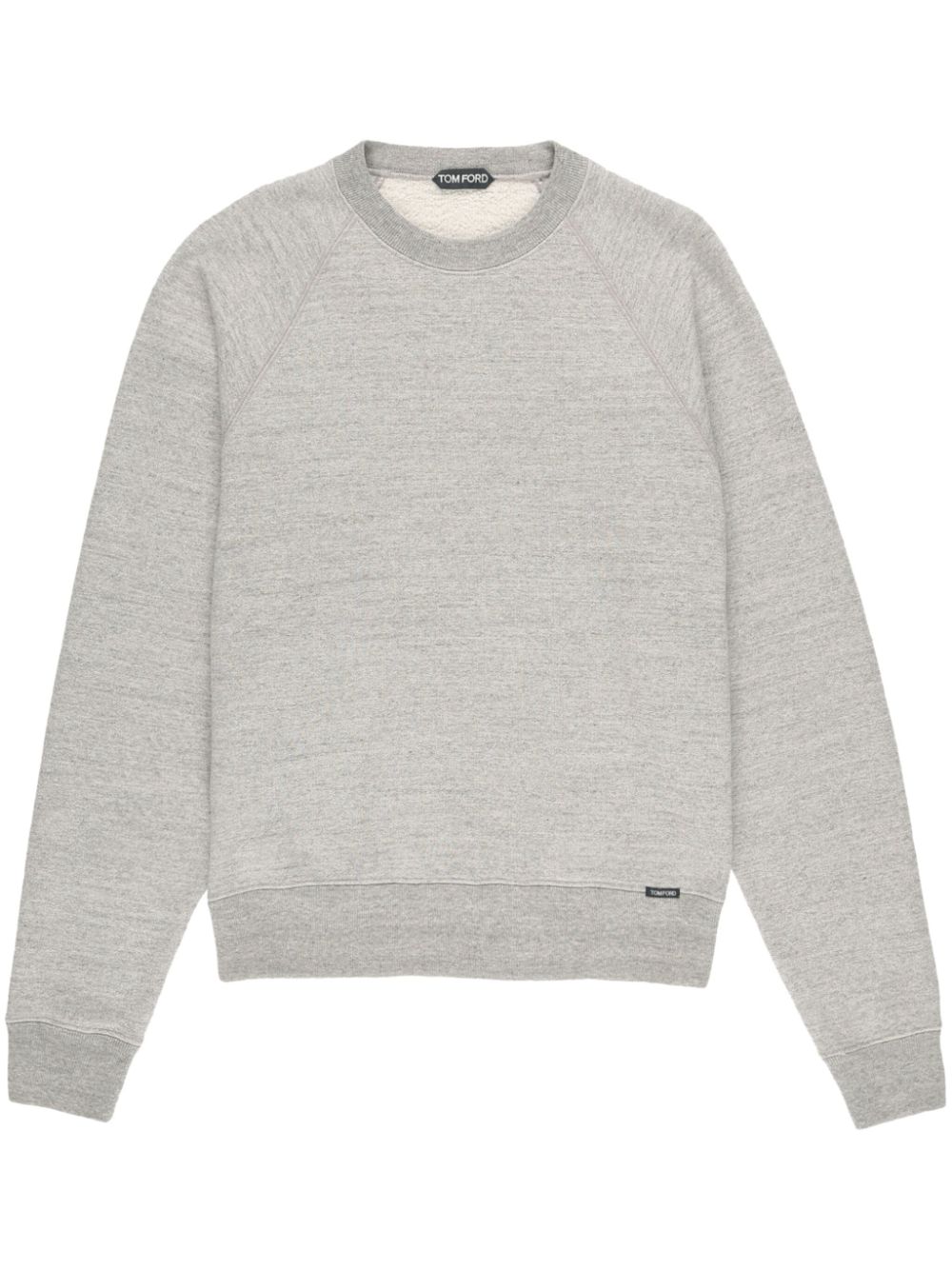 TOM FORD CREW-NECK MÉLANGE-EFFECT SWEATSHIRT