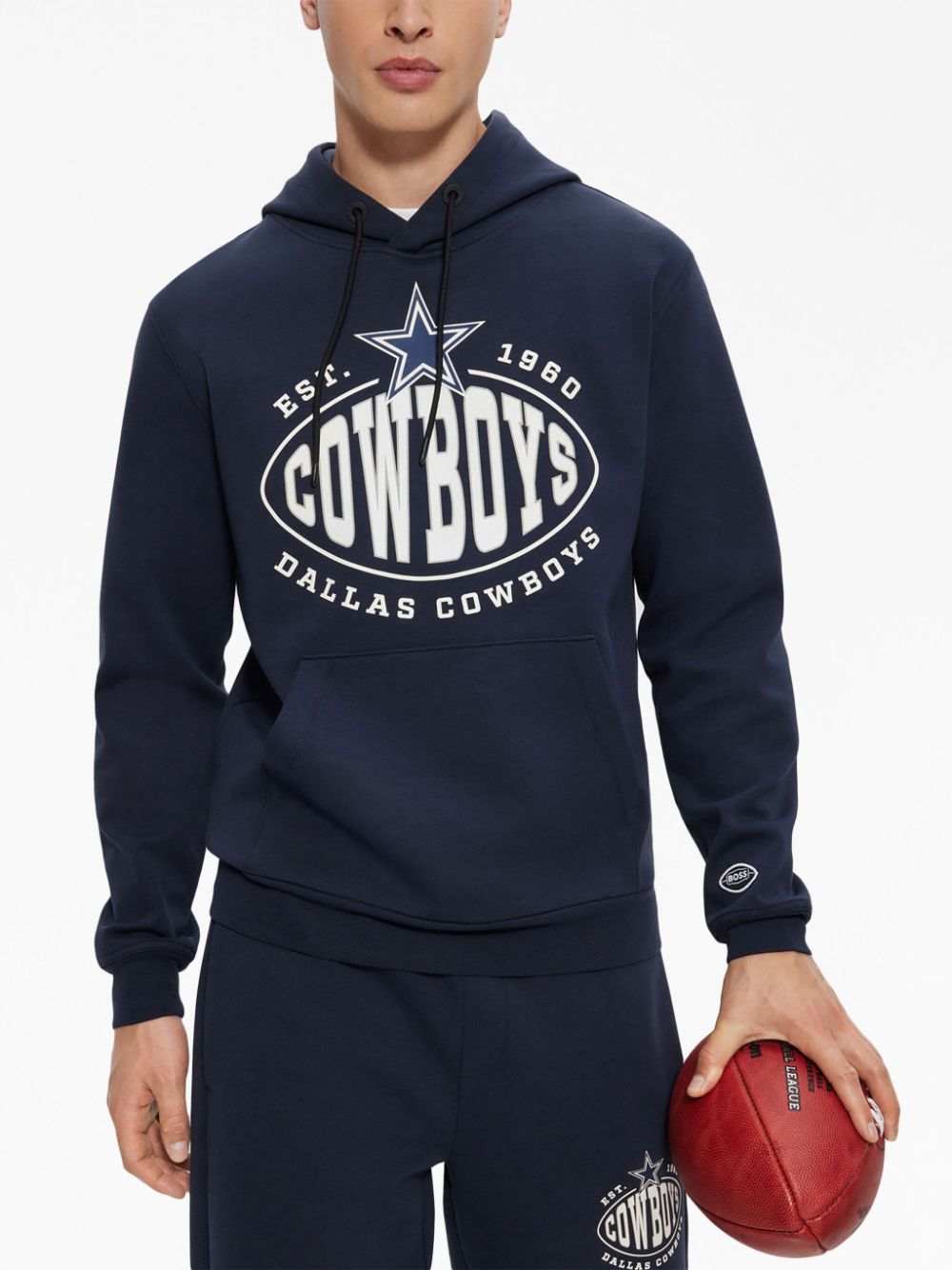 BOSS x NFL logo-patch Sweatshirt - Farfetch