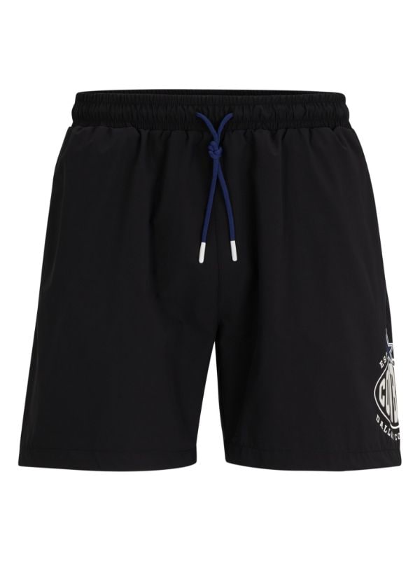 BOSS x NFL logo-print Drawstring Swim Shorts - Farfetch