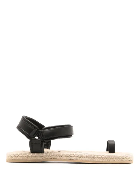 Osklen sandales en cuir à attache scratch