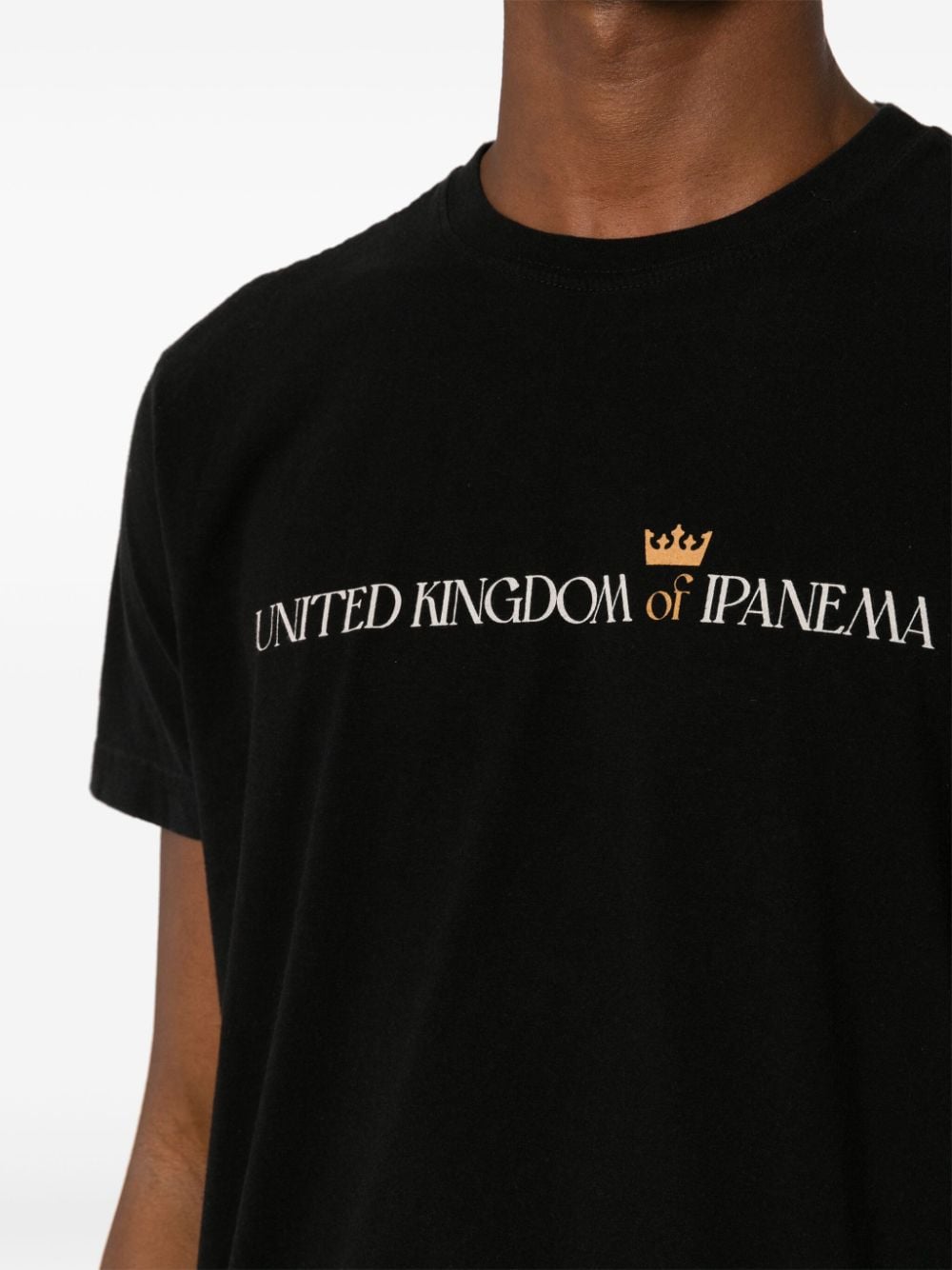 Osklen Vintage United Kingdom katoenen T-shirt Zwart
