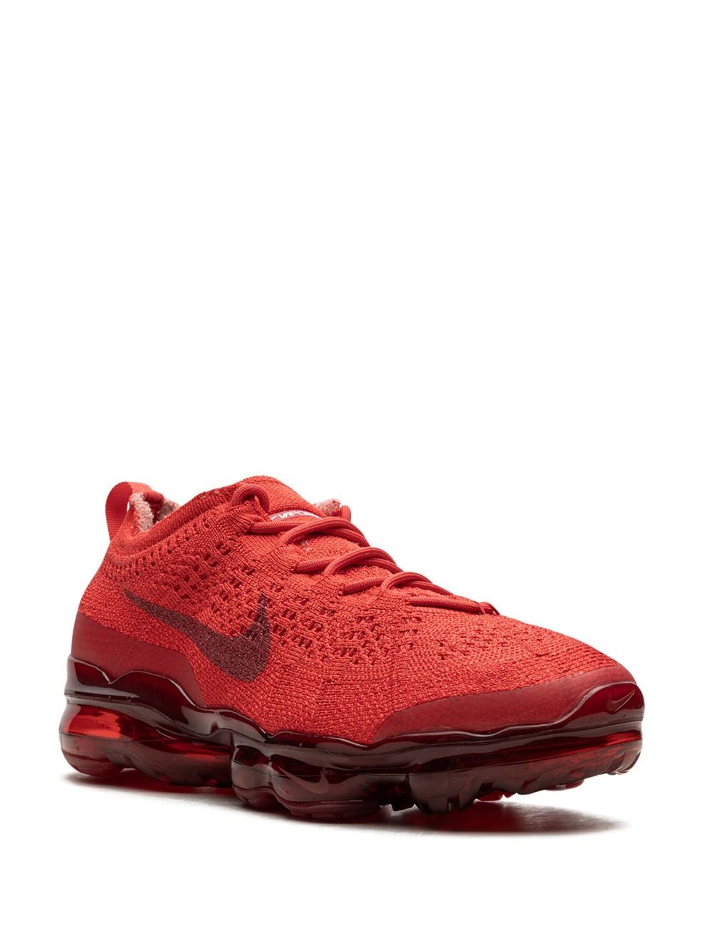 Shop Nike Air Vapormax 2023 Flyknit "track Red" Sneakers