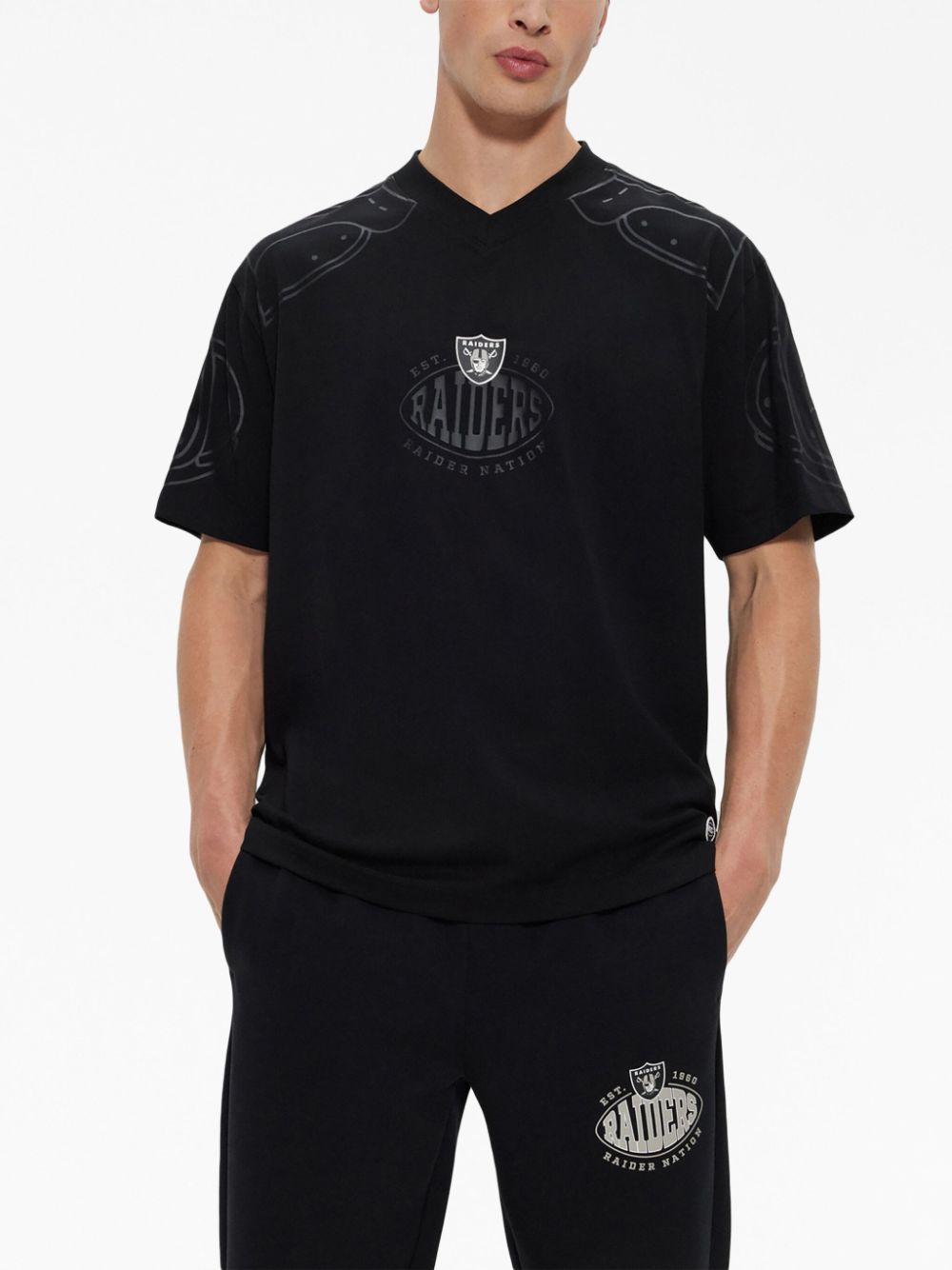 BOSS x NFL Raiders-print Jersey T-shirt - Farfetch