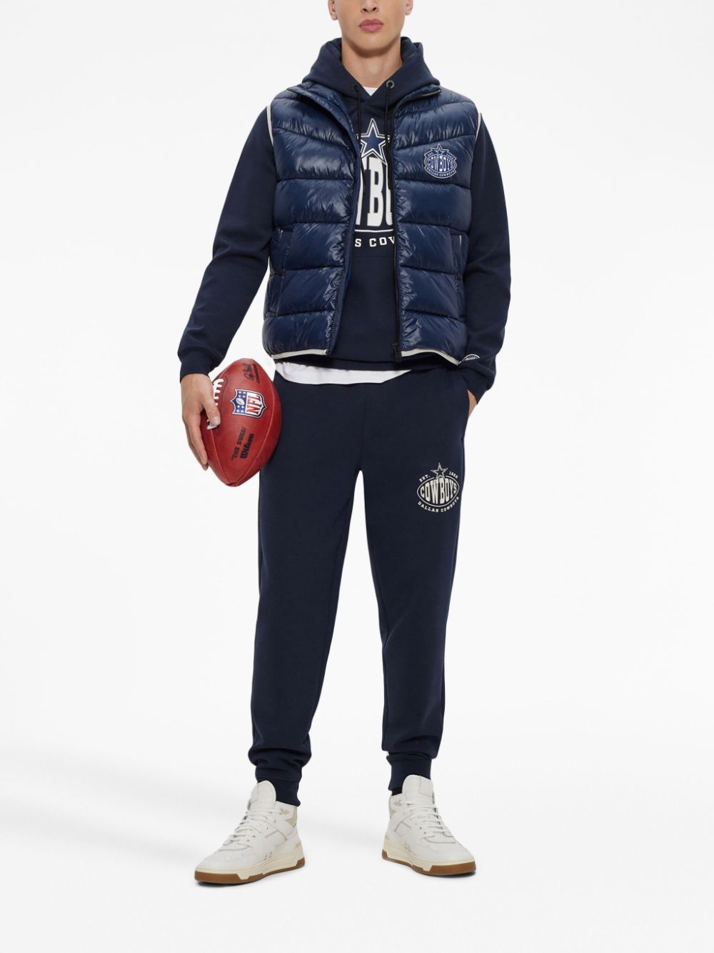 BOSS x NFL trainingsbroek met logoprint - Blauw