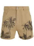 Osklen palm-tree print shorts - Neutrals