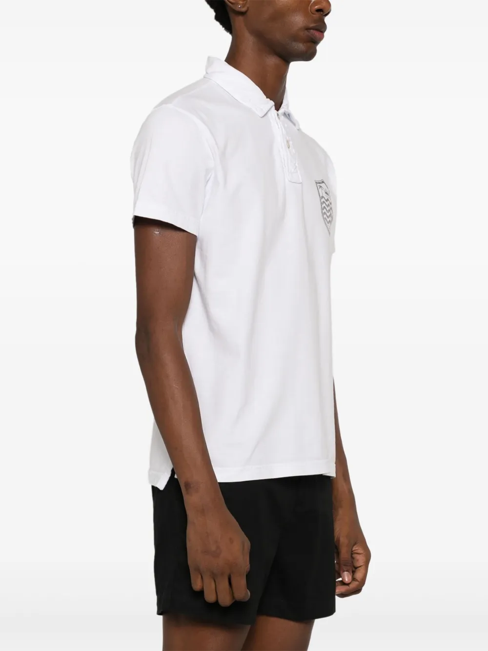 Osklen Katoenen poloshirt met print Wit