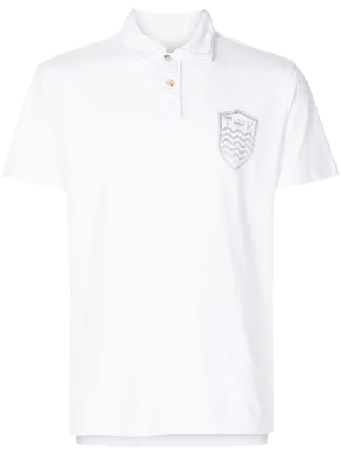 Osklen grapic-print cotton polo shirt