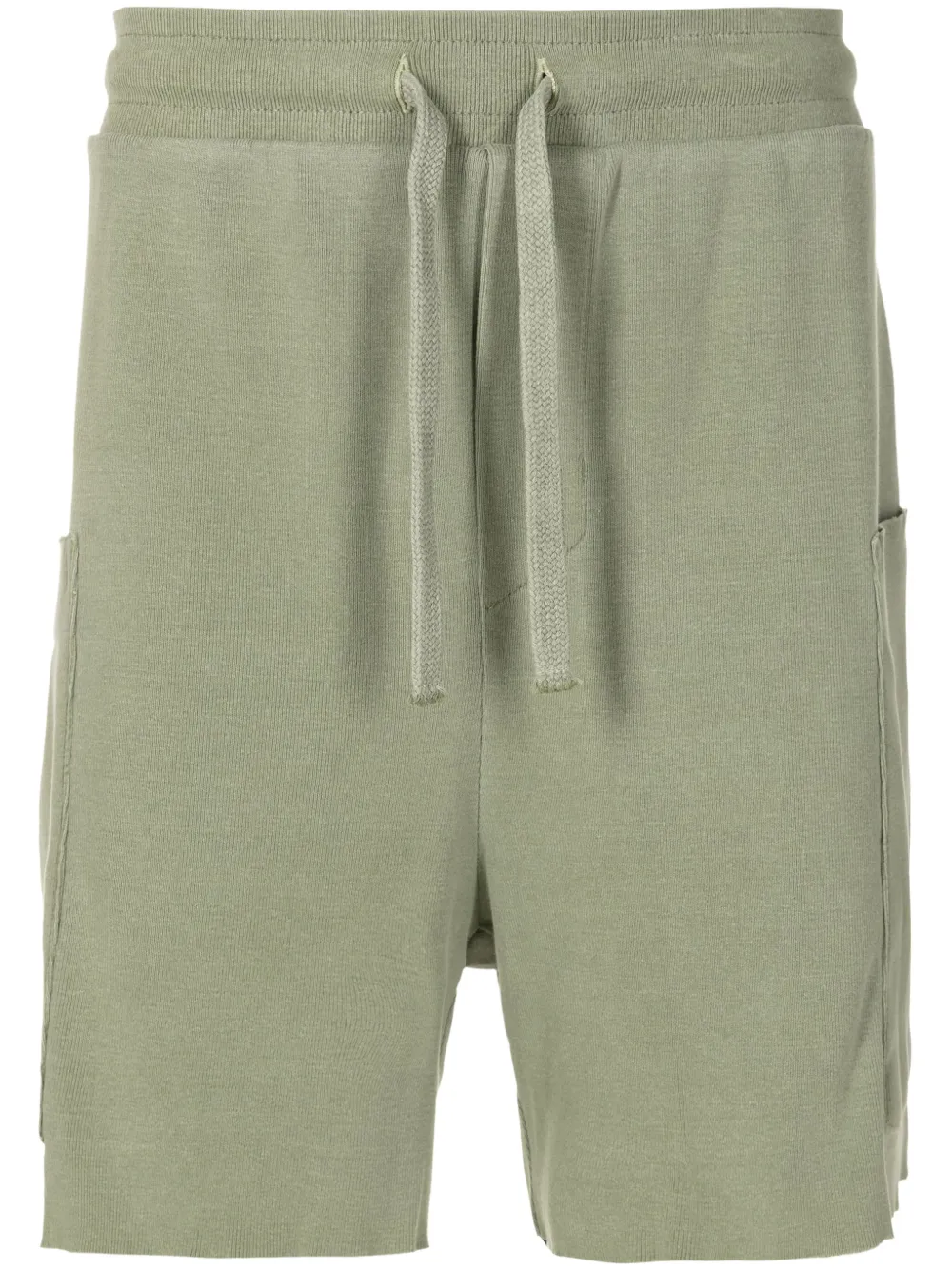 Osklen Katoenen bermuda shorts met logoprint Groen
