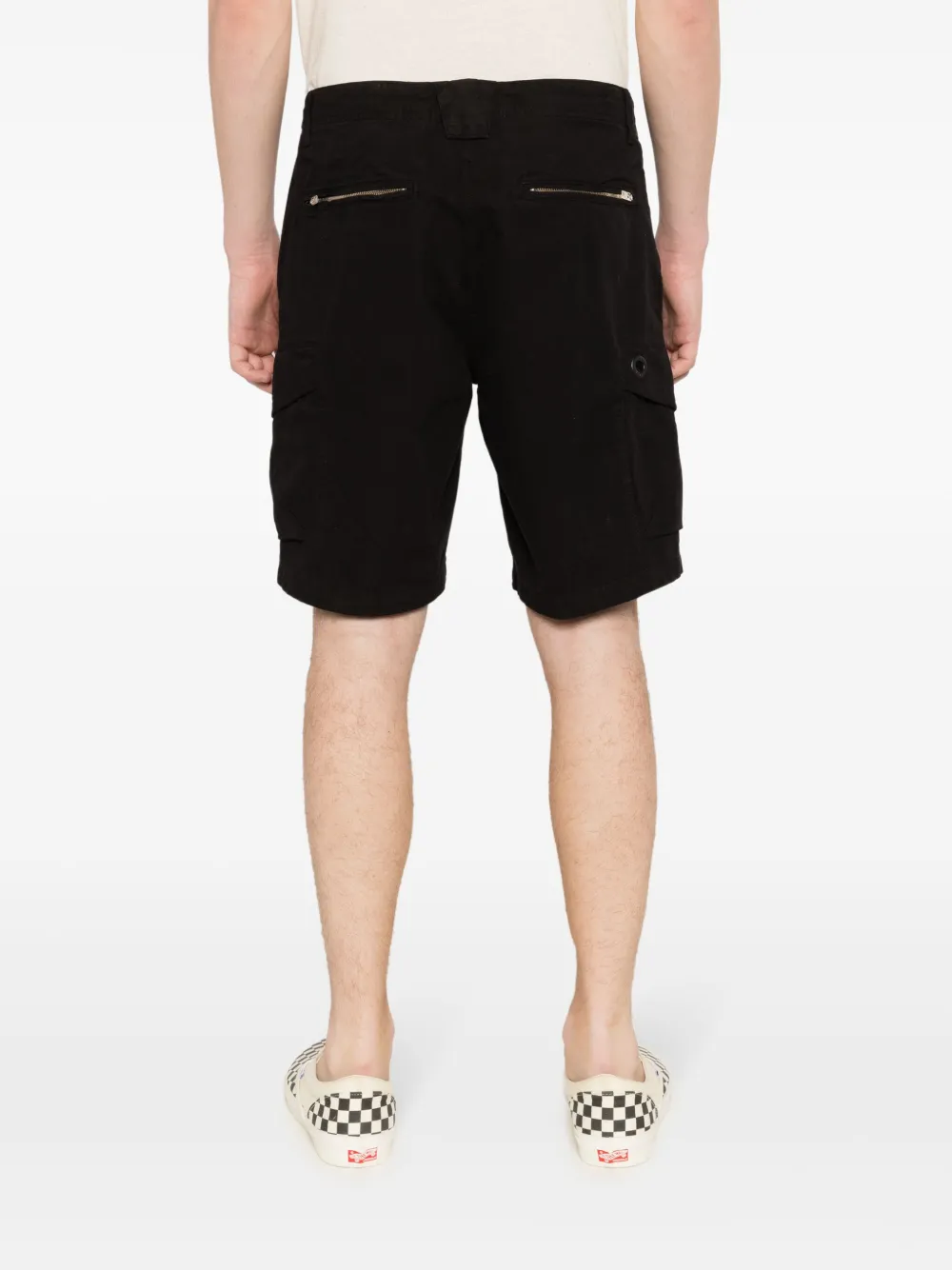 Osklen Katoenen bermuda shorts met kristallen Zwart