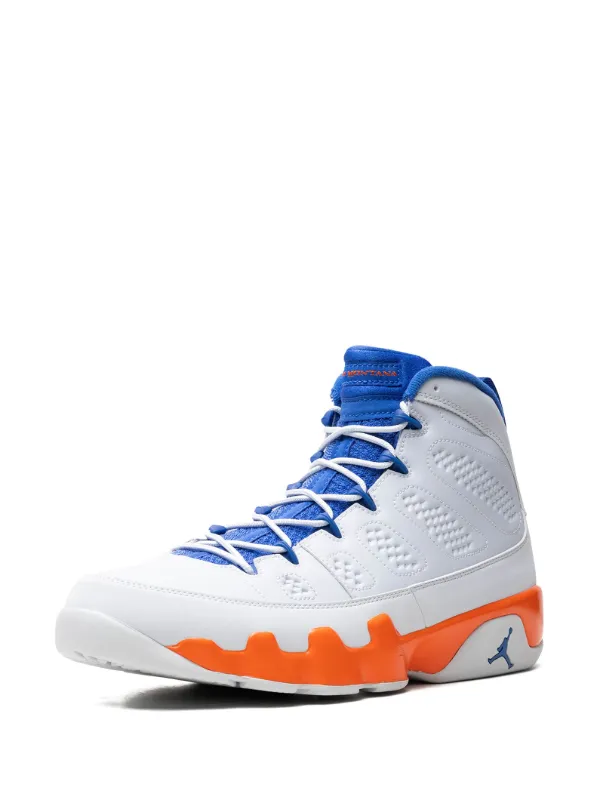 jordan 9 blue and orange