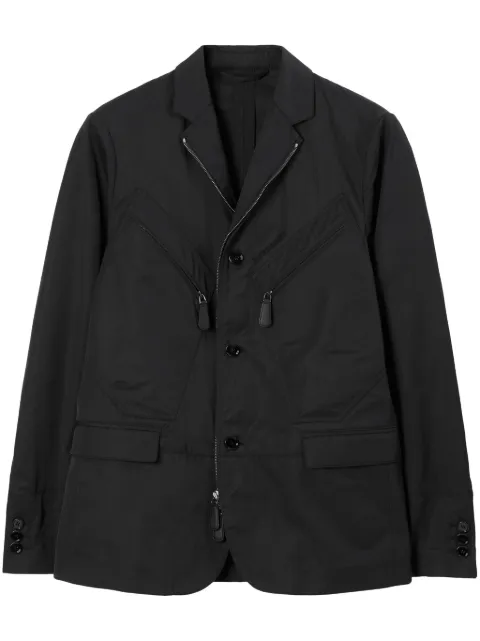 Burberry satin-finish tailored jacket