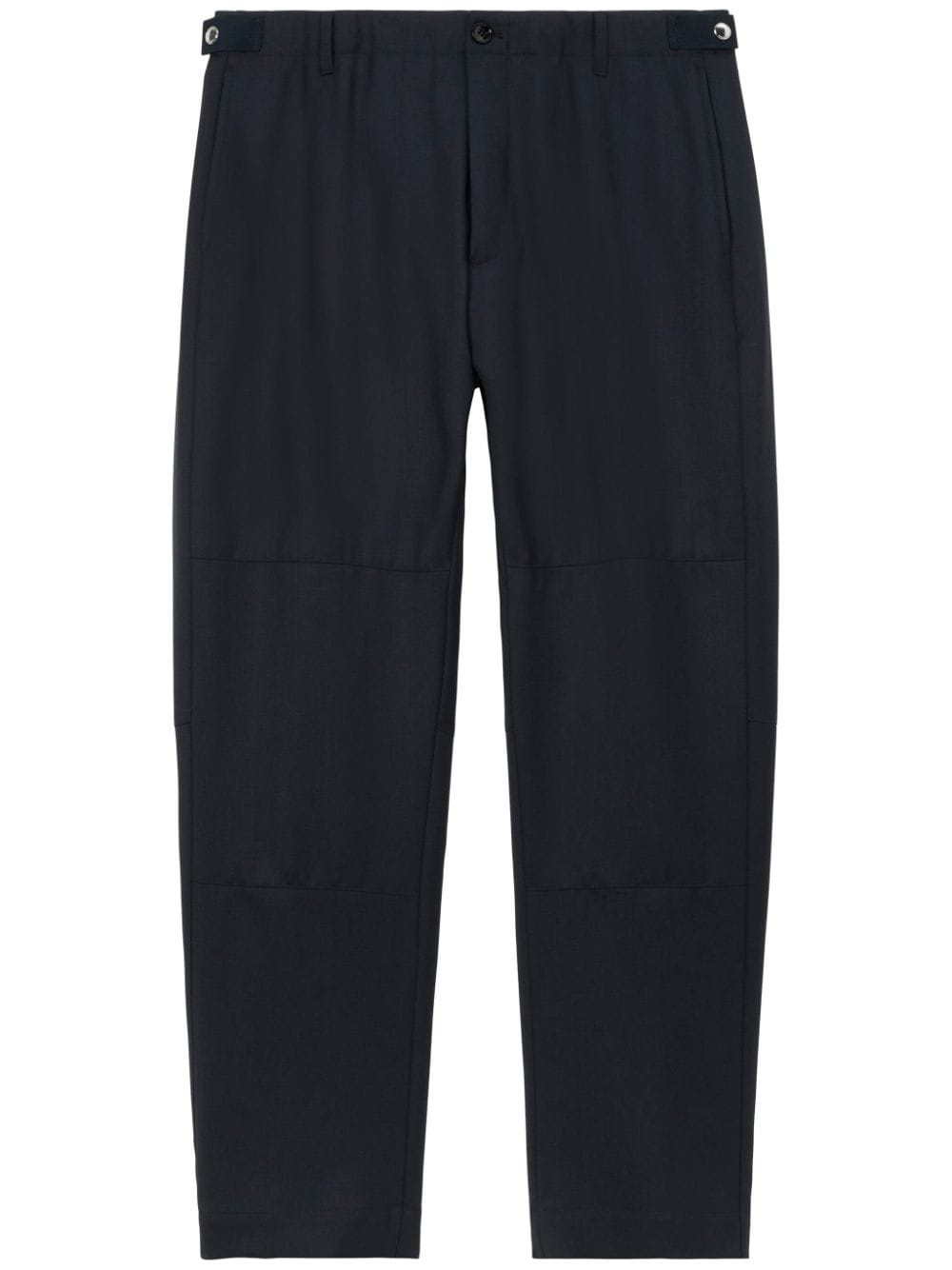 Burberry Wool Tailored Trousers In Blue