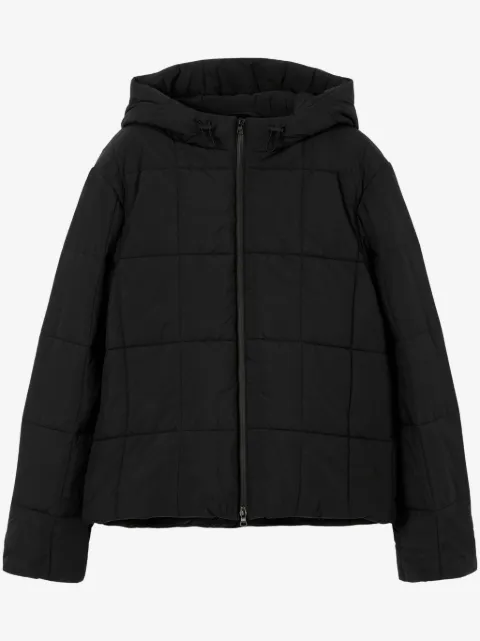 Burberry hooded quilted padded jacket