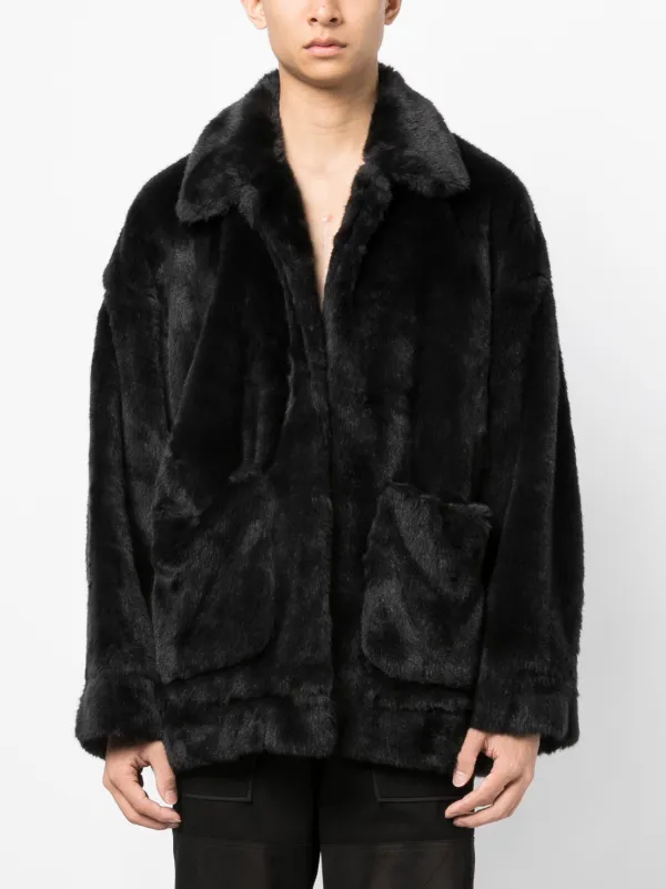 Doublet panda-motif faux-fur Jacket - Farfetch