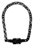 1017 ALYX 9SM metallic-buckle choker chain - Black