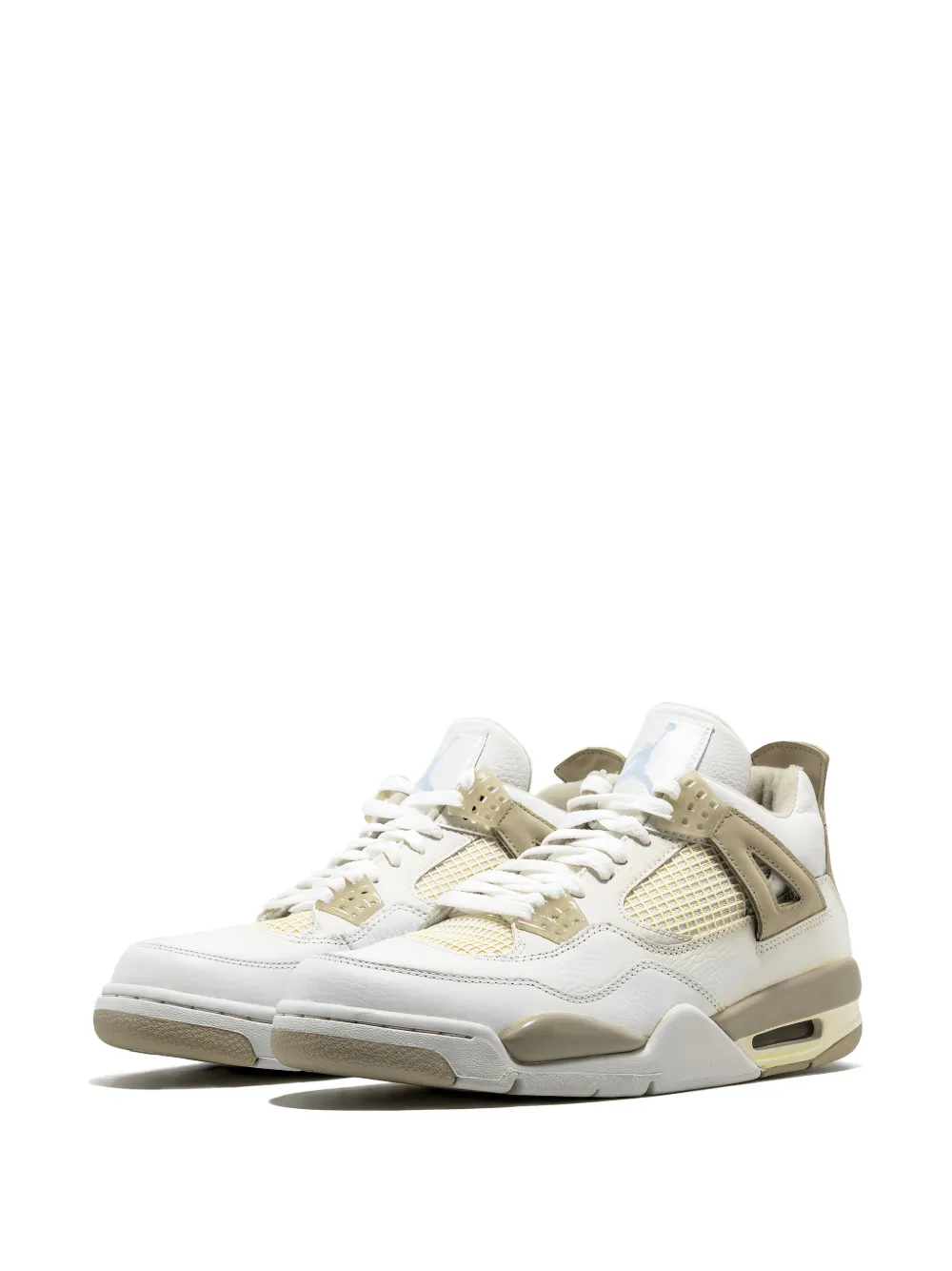 Jordan 4 leren sneakers Wit