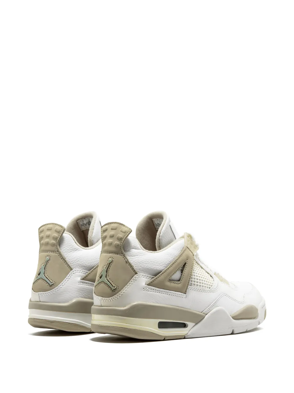 Jordan 4 leren sneakers Wit
