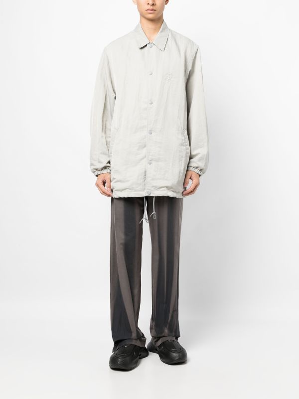 Doublet logo-embroidered Shirt Jacket - Farfetch