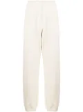 Stone Island logo-appliqué cotton track pants - Neutrals