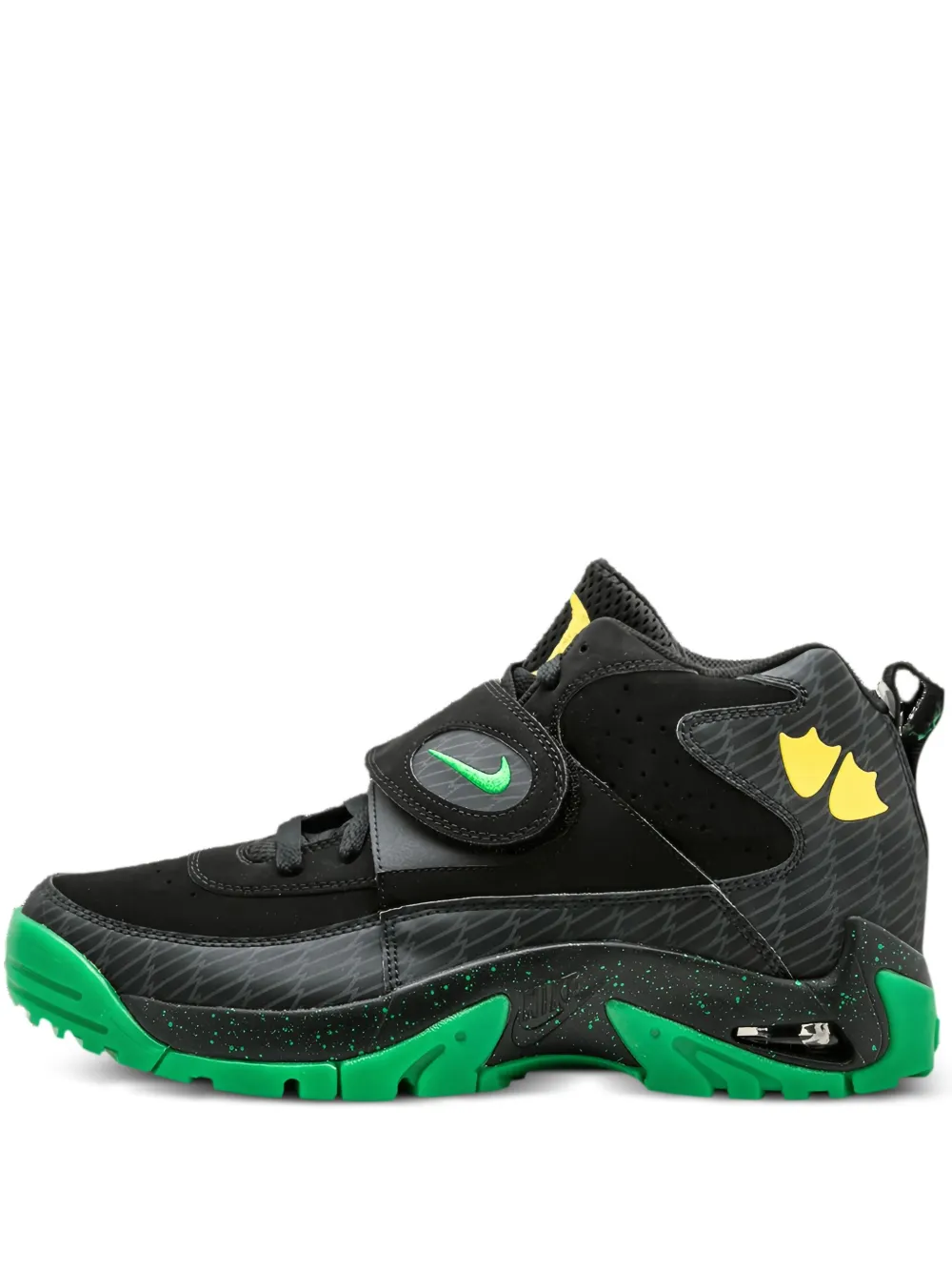 Nike x Oregon Duck Air Mission PRM "Black/Apple Green" sneakers | Black | Image 1