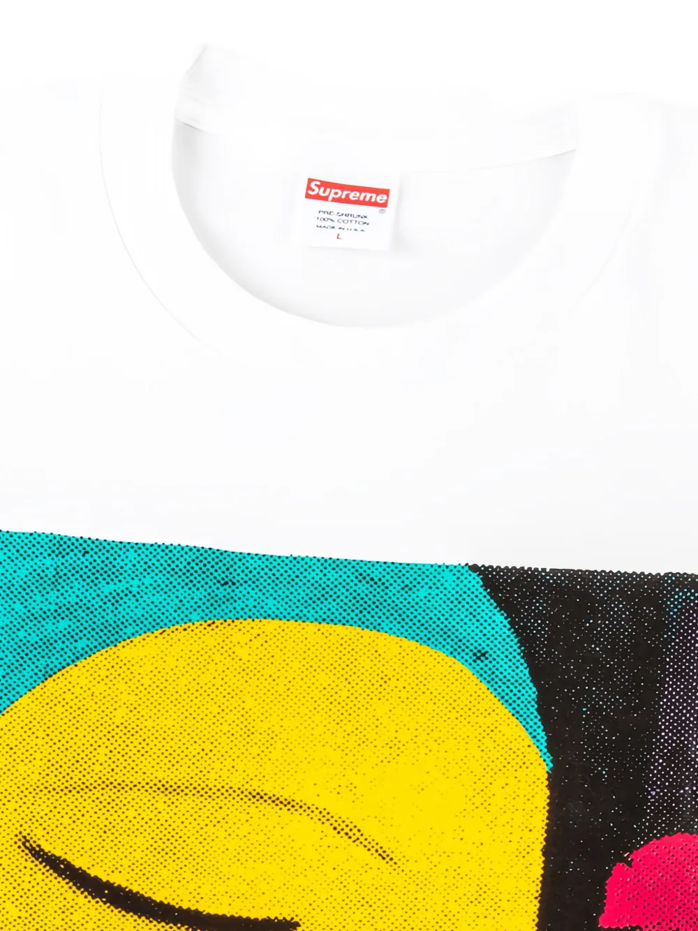 Supreme cotton graphic-print T-shirt Wit