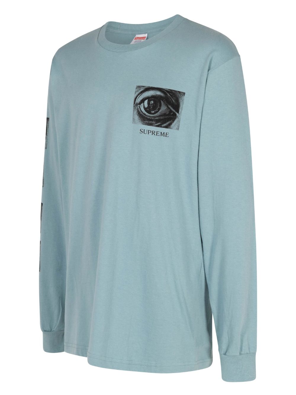 Shop Supreme M.c. Escher Eye Cotton T-shirt In Blue