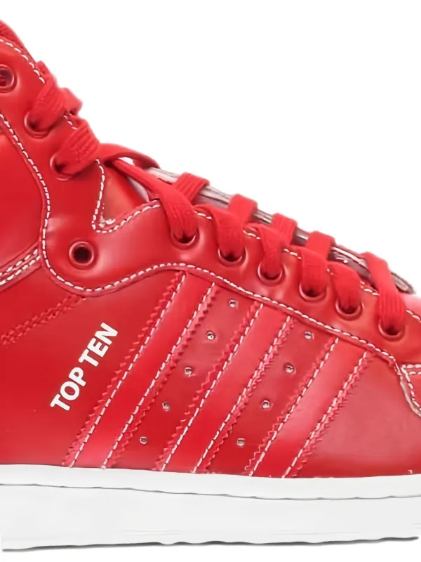Adidas Top Ten high-top Sneakers Red FARFETCH IE