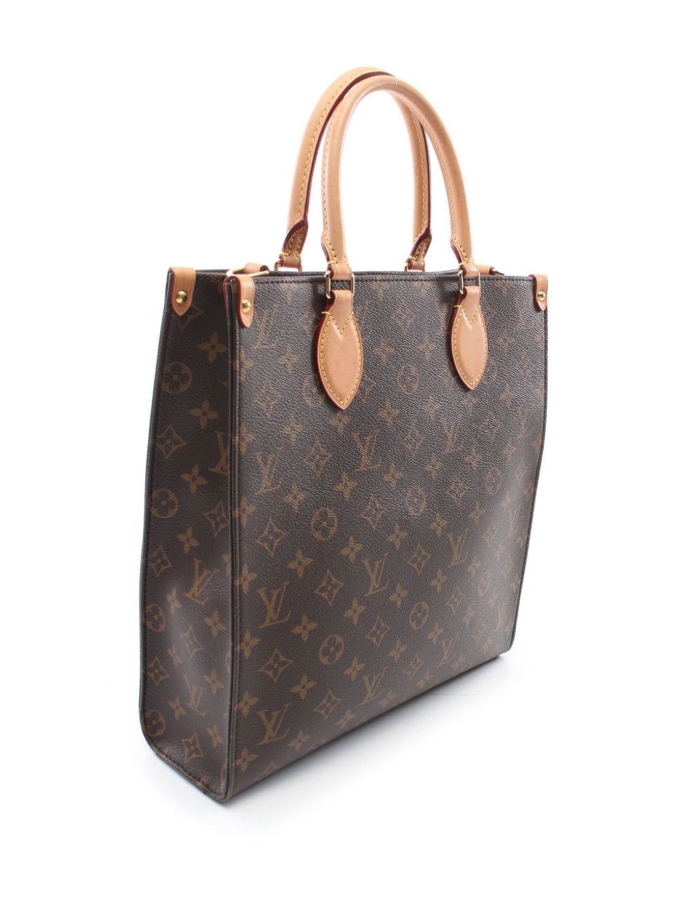 Louis Vuitton Sac Plat PM Monogram Canvas Two-way Shoulder Handbag