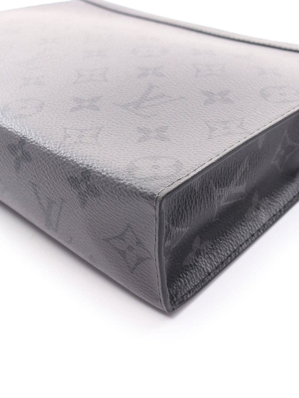 Louis Vuitton - Authenticated Pochette Voyage Clutch Bag - Cloth Black for Women, Good Condition