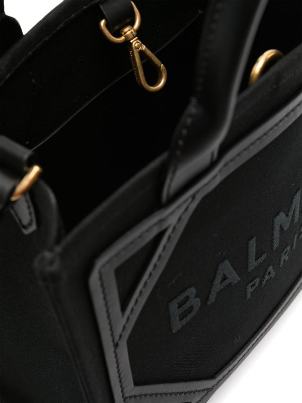 Balmain Mini B-Army Canvas Tote Bag - Farfetch