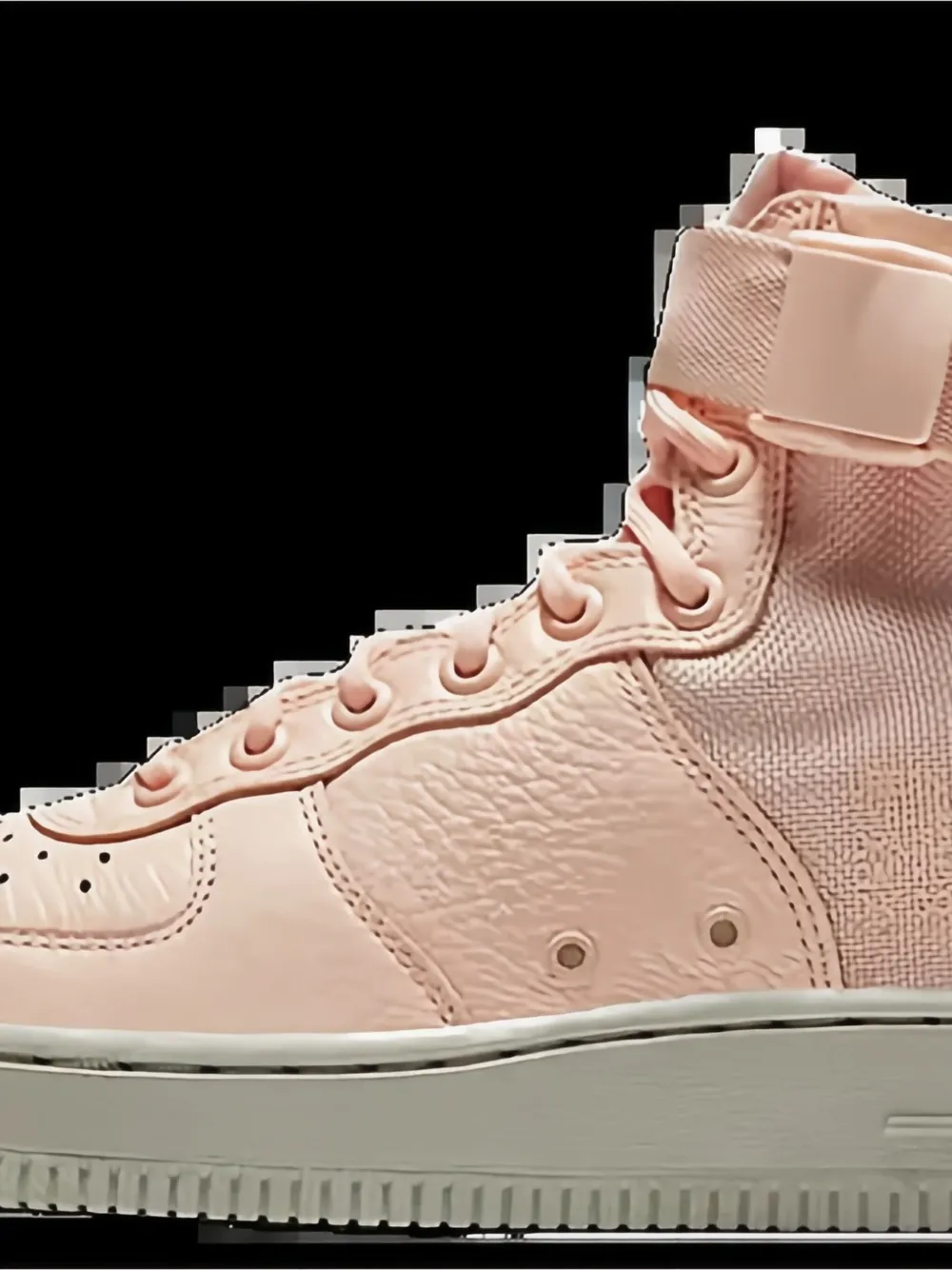 Nike Sf Af-1 Mid Sneakers In Gold