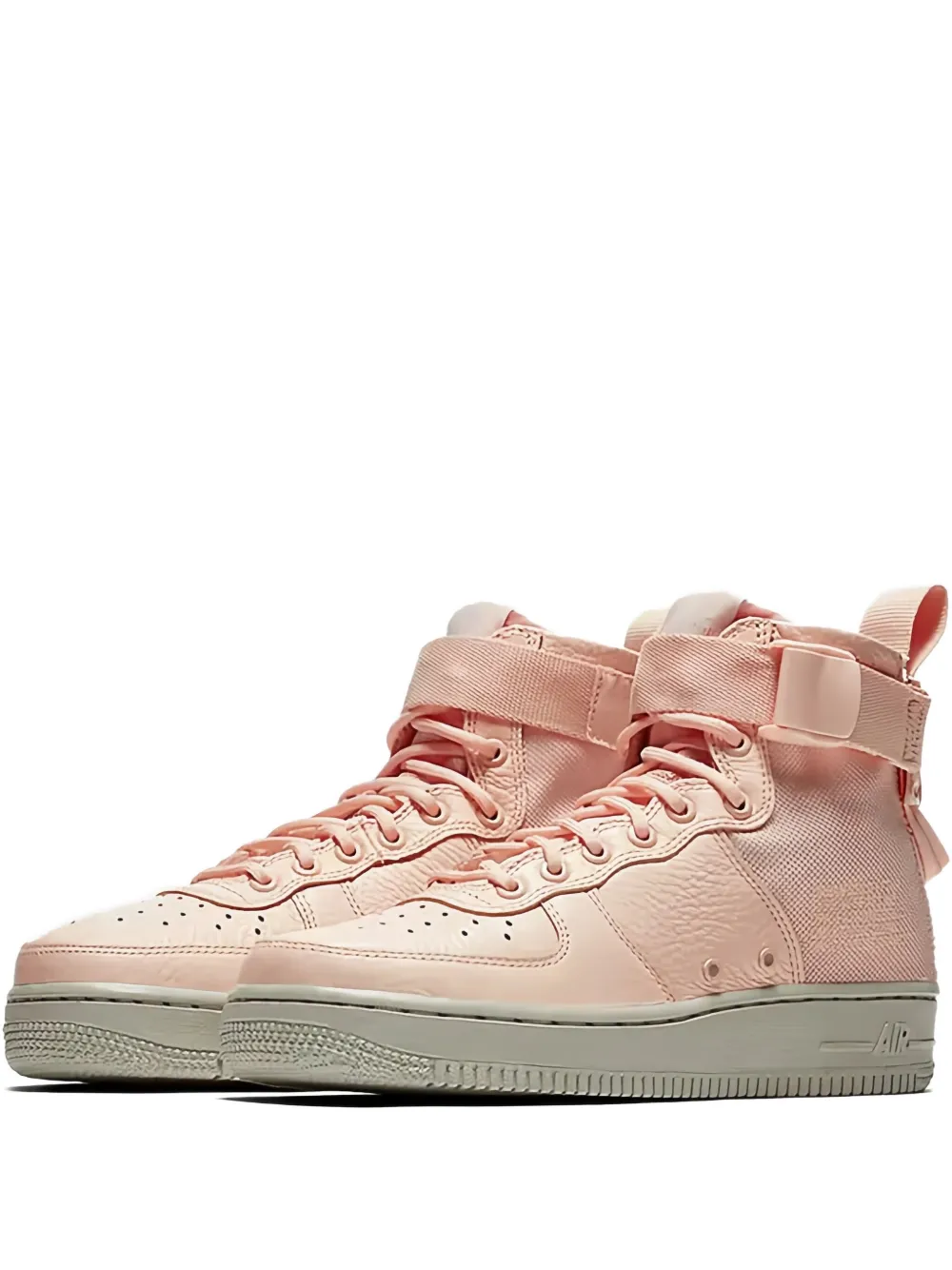 Nike Sf Af-1 Mid Sneakers In Gold