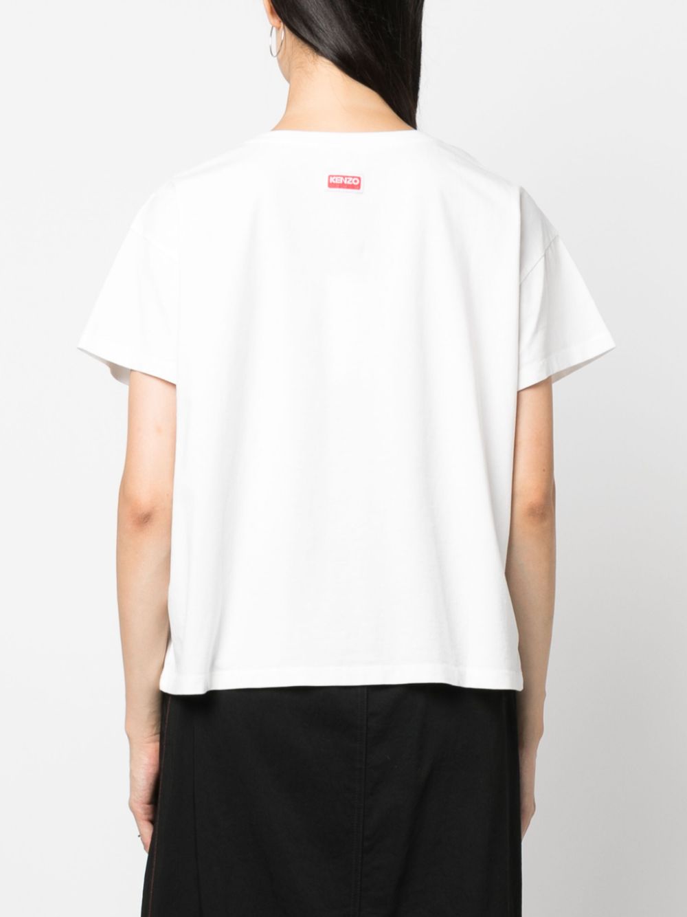 Kenzo white best sale t shirt women's