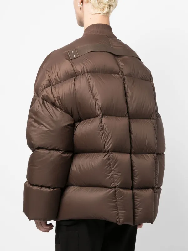Rick Owens Flight パデッドジャケット | ブラウン | FARFETCH JP