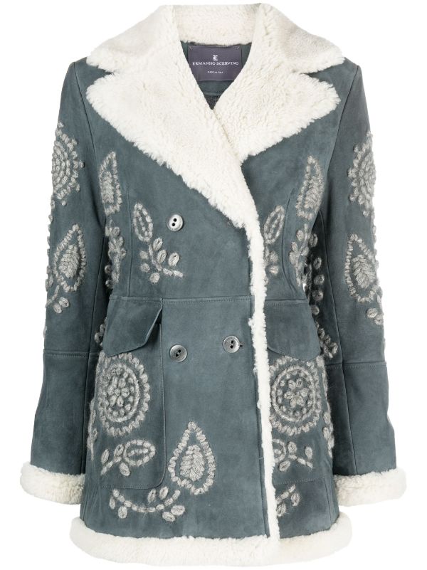 Ermanno Scervino Embroidered notched-collar Jacket - Farfetch