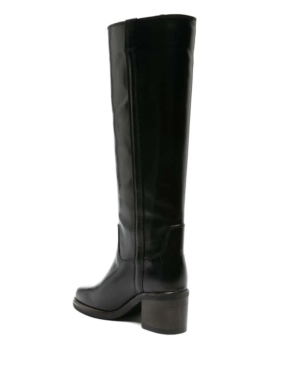 Isabel Marant Seenia Suede Knee-high Boots In Black