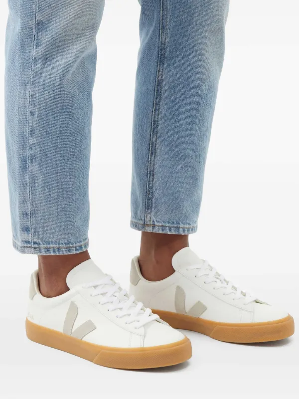 VEJA Campo Leather Sneakers | White | FARFETCH