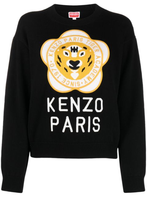 Kenzo Tiger Academy wool-blend jumper Women