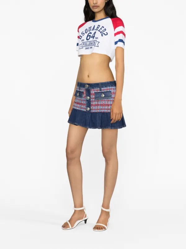 DSQUARED2 デニム ミニスカート | ブルー | FARFETCH JP