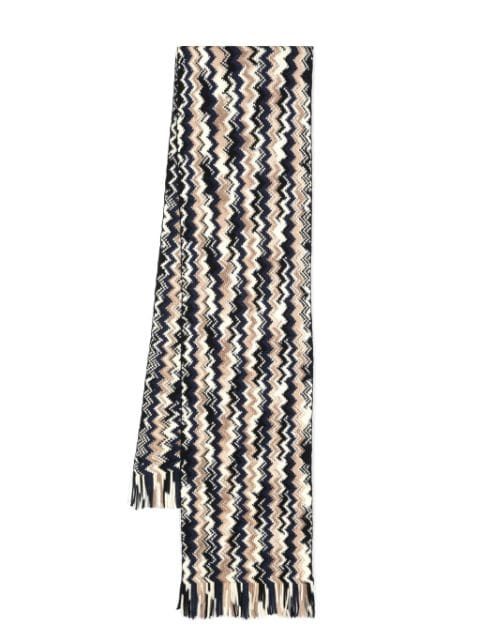 Missoni zigzag-print wool scarf 