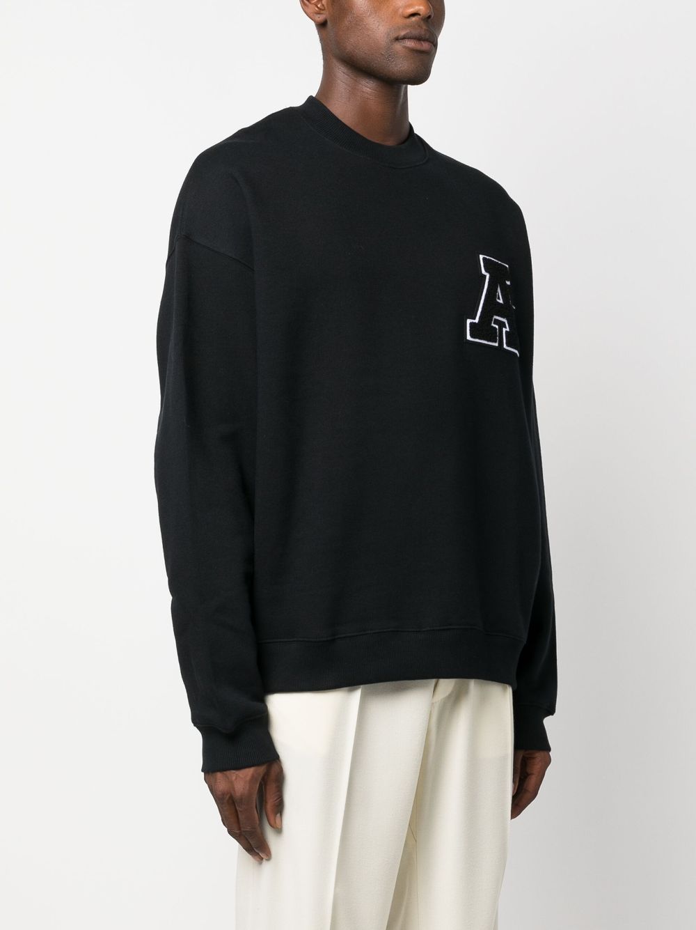 Axel Arigato logo-patch organic cotton sweatshirt Men