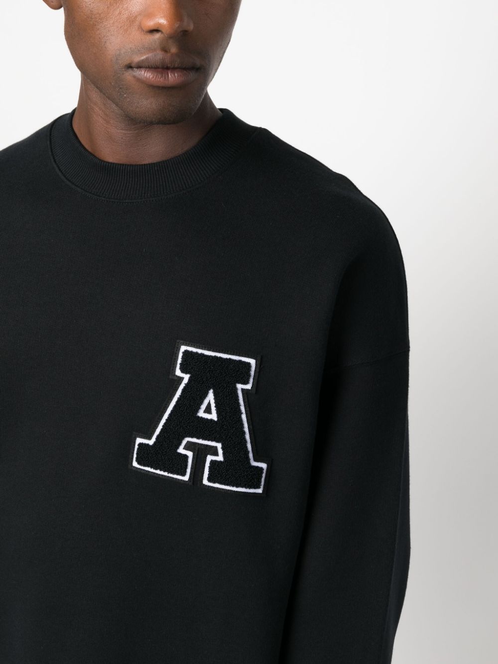 Axel Arigato logo-patch organic cotton sweatshirt Men