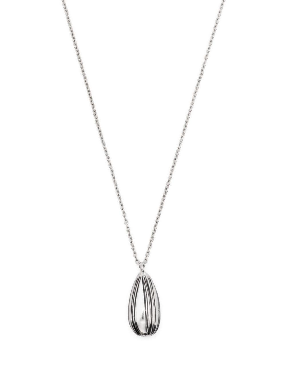 Lemaire Girasol statement-pendant necklace - Silber