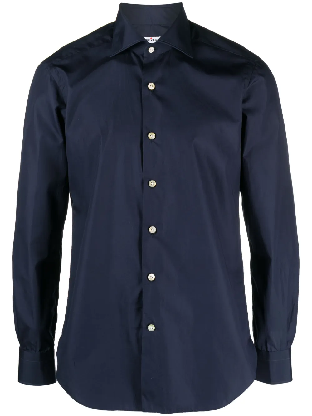 Kiton long-sleeve classic shirt | Blue | Image 1