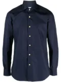 Kiton long-sleeve classic shirt - Blue