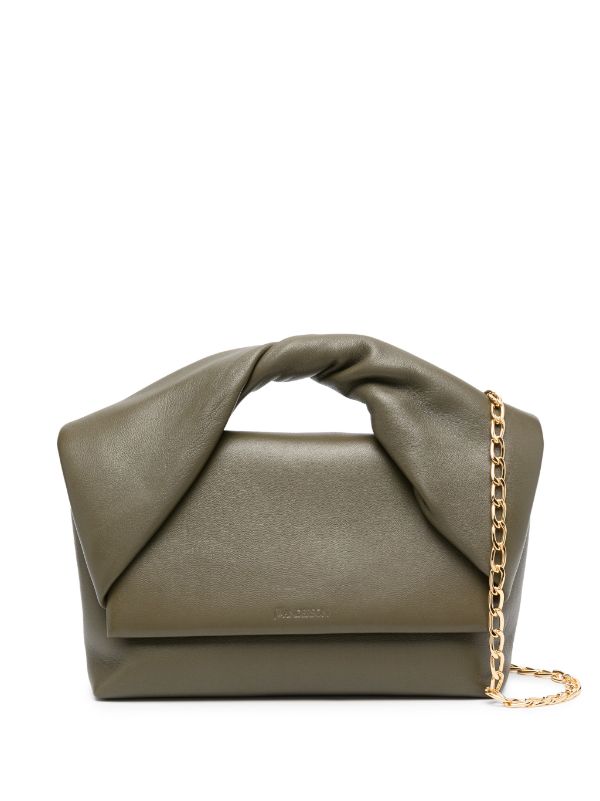 JW Anderson Twister Leather Tote Bag - Farfetch