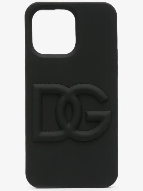 Dolce & Gabbana coque d'iPhone 14 Pro Max à logo embossé