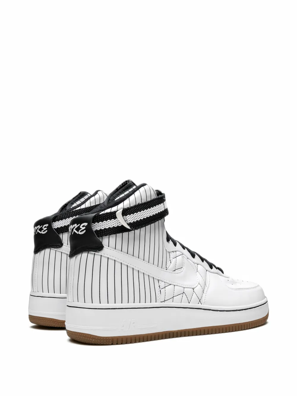 Nike Air Force 1 High Premium pinstripe sneakers Wit