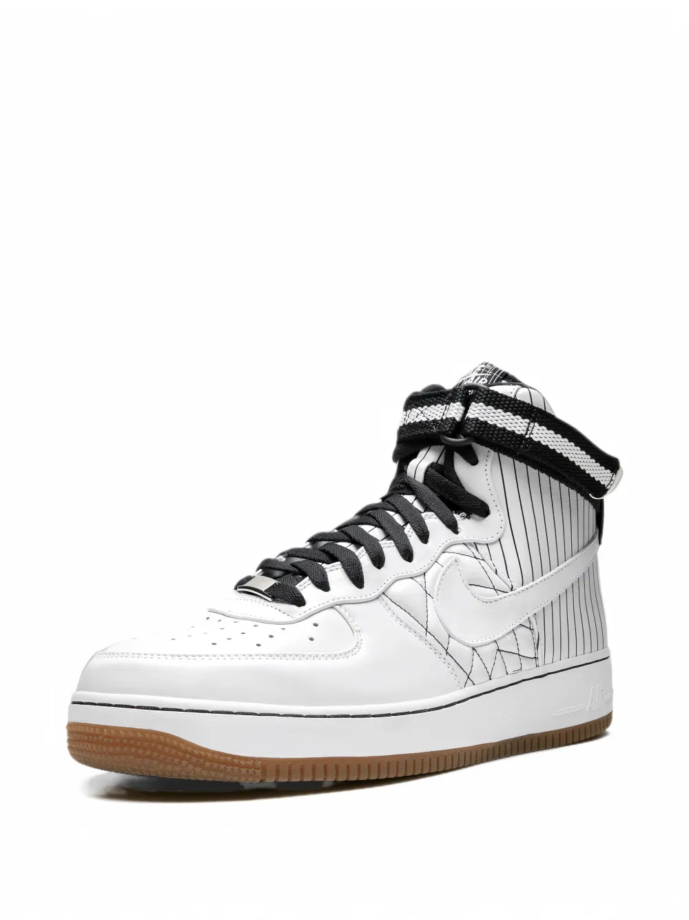 Nike Air Force 1 High Premium pinstripe sneakers Wit